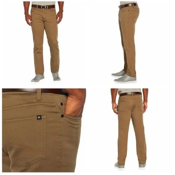 Banana Republic Men’s 5 Pocket Pant TAN size 34x30 - Picture 1 of 8